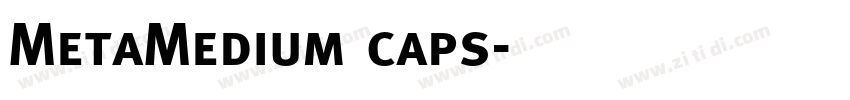MetaMedium caps字体转换